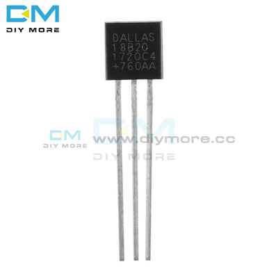 Ds18B20 To 92 Chips Temperature Sensor Ic Programable 3V 5.5V Vdd Dq Gnd Integrated Circuits