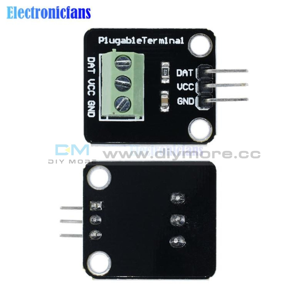 Ds18B20 Temperature Sensor Module Kit Waterproof 100Cm Digital Cable Stainless Steel Probe Terminal