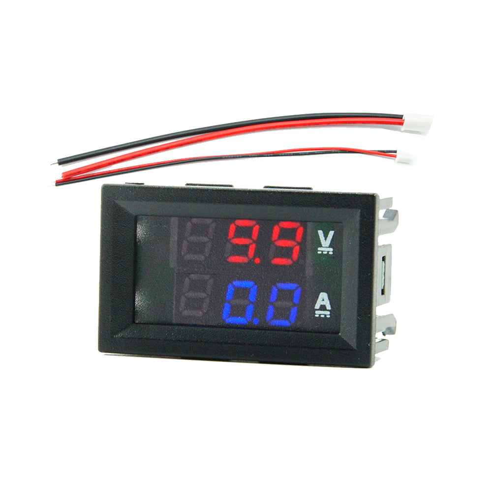 DC 7~110V Direct Power Supply 3-Digit Precision Dual Display Voltage And Current Meter