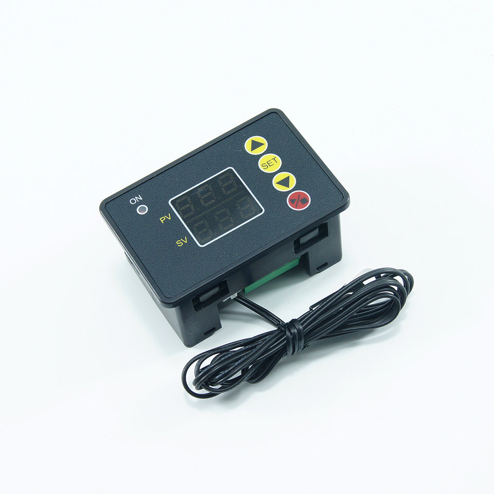 Digital DC 24V W2310 Thermostat Red+Blue Dual LED Temperature Controller Sensor