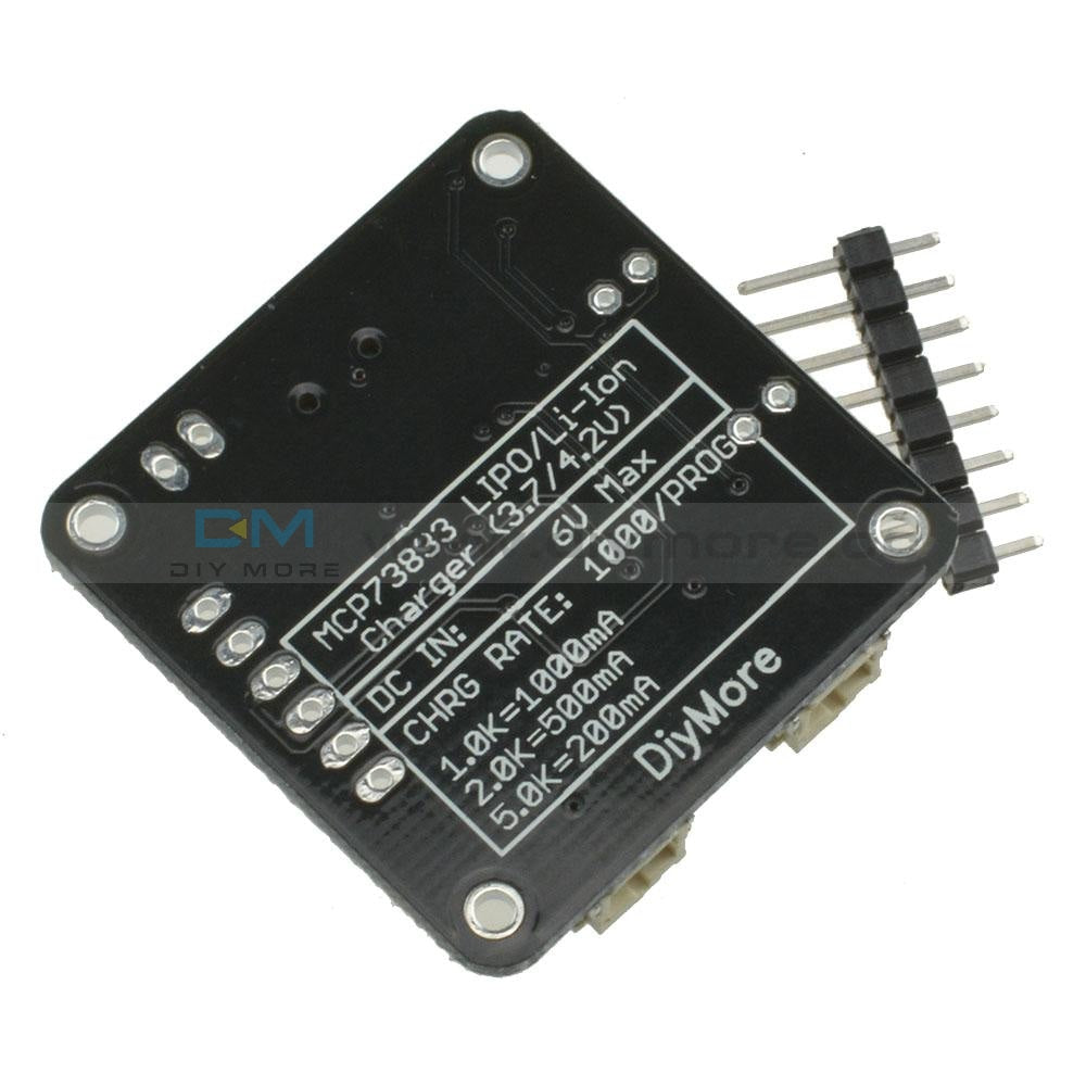 Mcp73833 Usb Lithium Ion Battery Charger Module 5V Chraging Liion Lipoly Board 3.7V 4.2V Protection