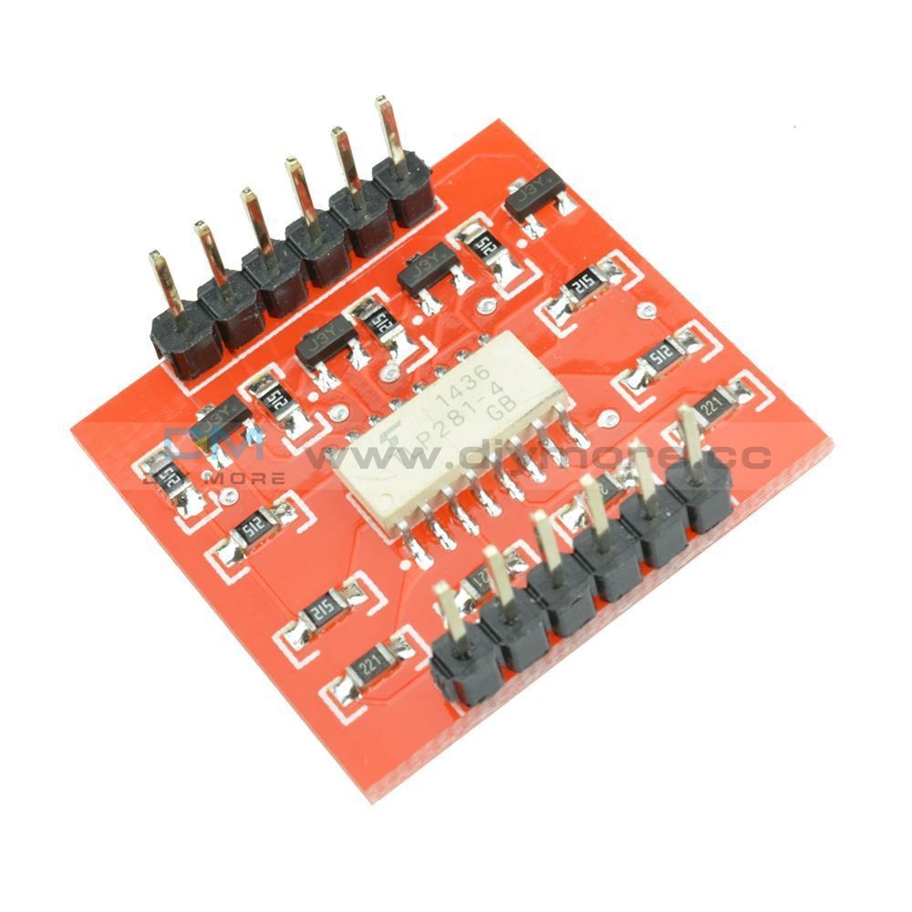 4-Channel Opto-isolator IC Module Arduino High and Low level Expansion ...