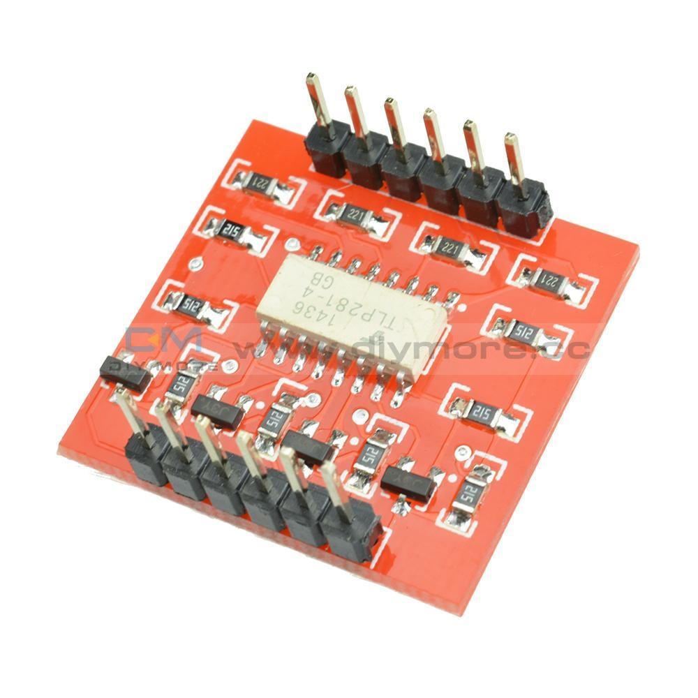 4-Channel Opto-isolator IC Module Arduino High and Low level Expansion ...