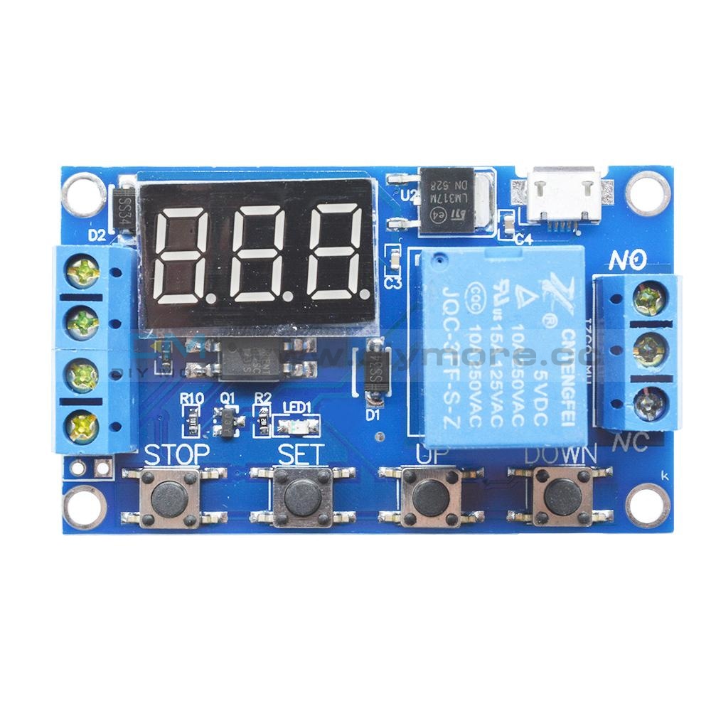 Micro USB 5V LED Automation Delay Timer Control Switch Relay Module Di ...