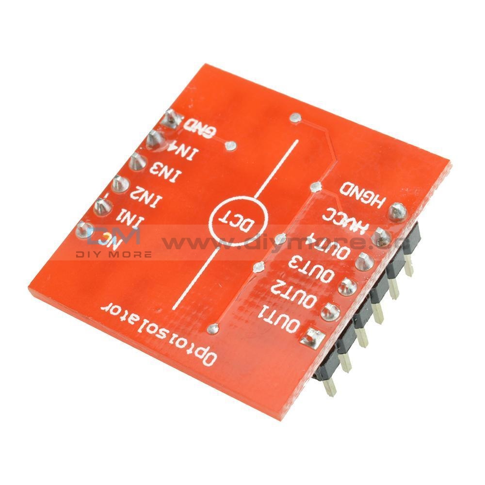4-Channel Opto-isolator IC Module Arduino High and Low level Expansion ...