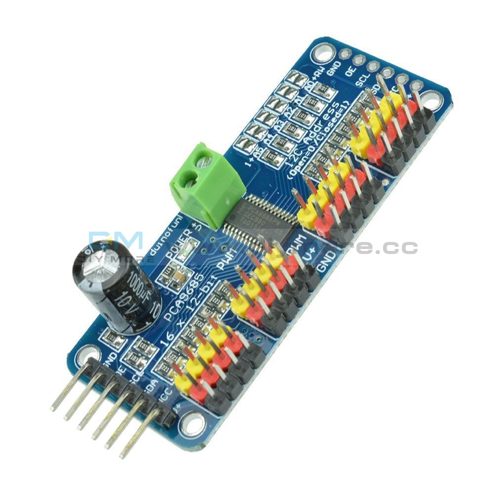 12-bit PCA9685 16 Channel PWM Servo Motor Driver I2C Module for Arduin ...