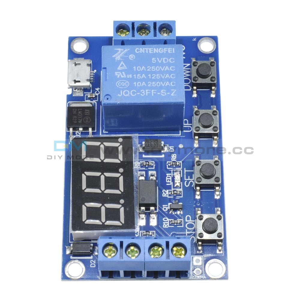 Micro USB 5V LED Automation Delay Timer Control Switch Relay Module Di ...