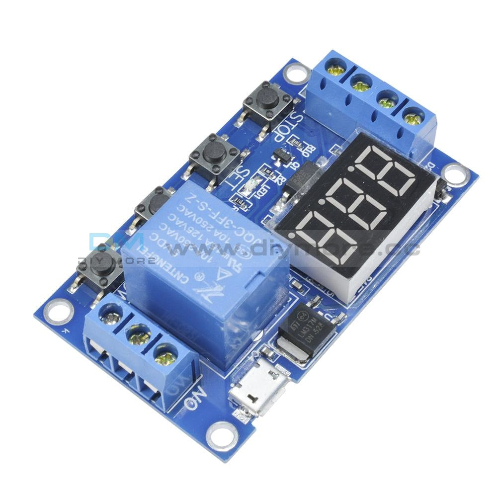 5v Timer Micro USB 5V LED Automation Delay Timer Control Switch Relay Module Di ...