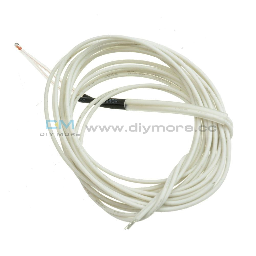 Reprap Ntc 3950 Thermistor 100K + 1 Meter Wire For 3D Printer Bed Hot End Thermostat