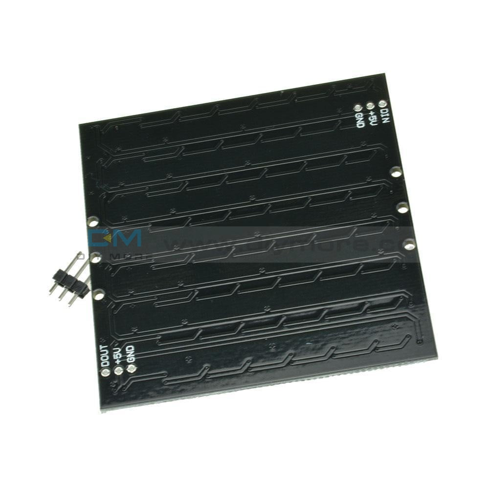 Ws2812 8X8 64 Led Matrix 5050 Rgb Full-Color Driver Black Board For Arduino Funny Diy