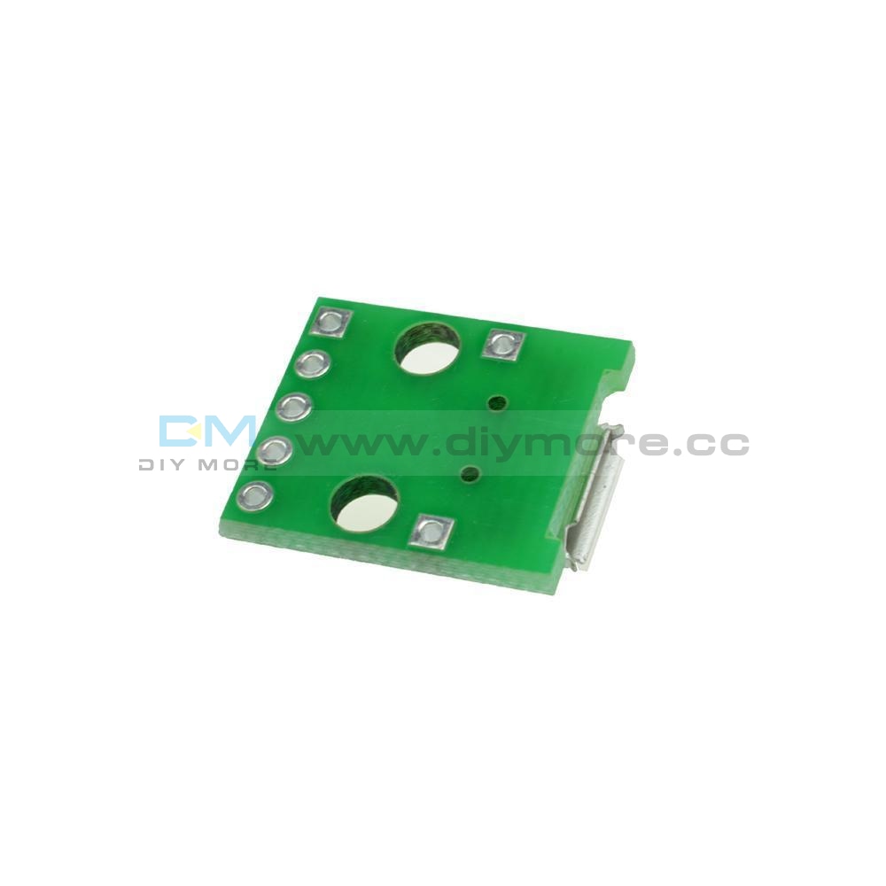 Female Micro Usb To Dip 5-Pin Pinboard 2.54Mm Micro Type Interface Module