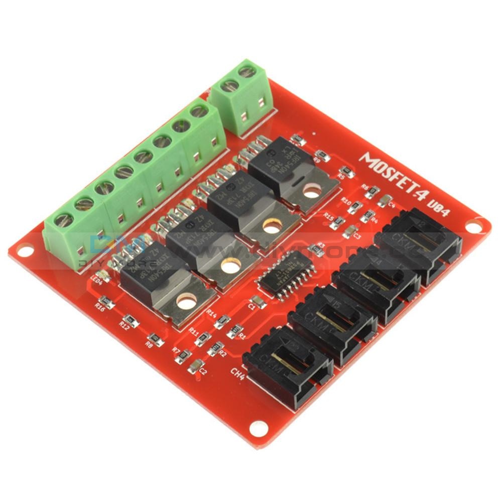 Four Channel 4 Route Mosfet Button Irf540 V2.0 Switch Module For Arduino 4-Channel Delay Relay