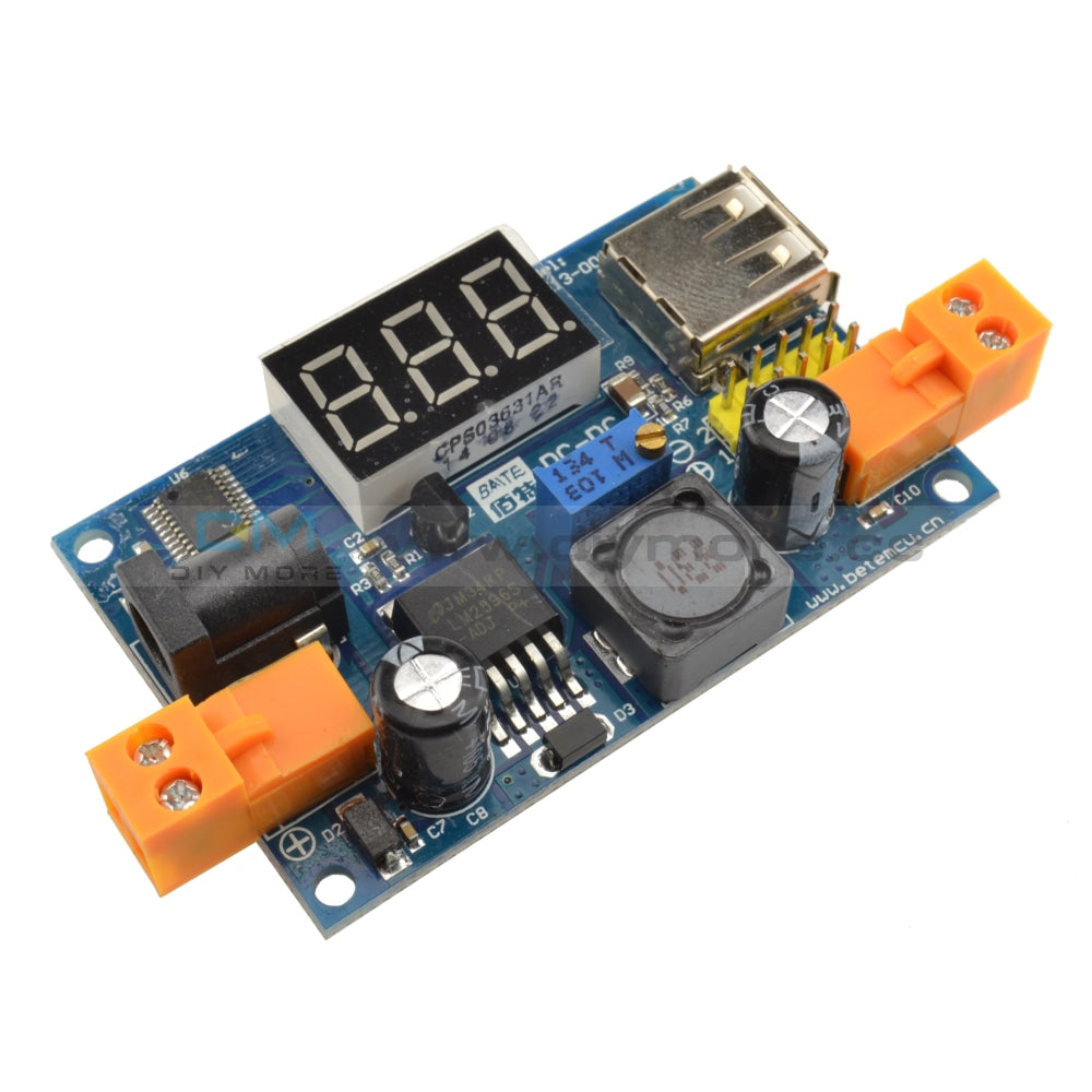 Lm2596 Dc-Dc Buck Converter Step-Down Power Module+Led Voltmeter Output 1.25-37V Step Down Module