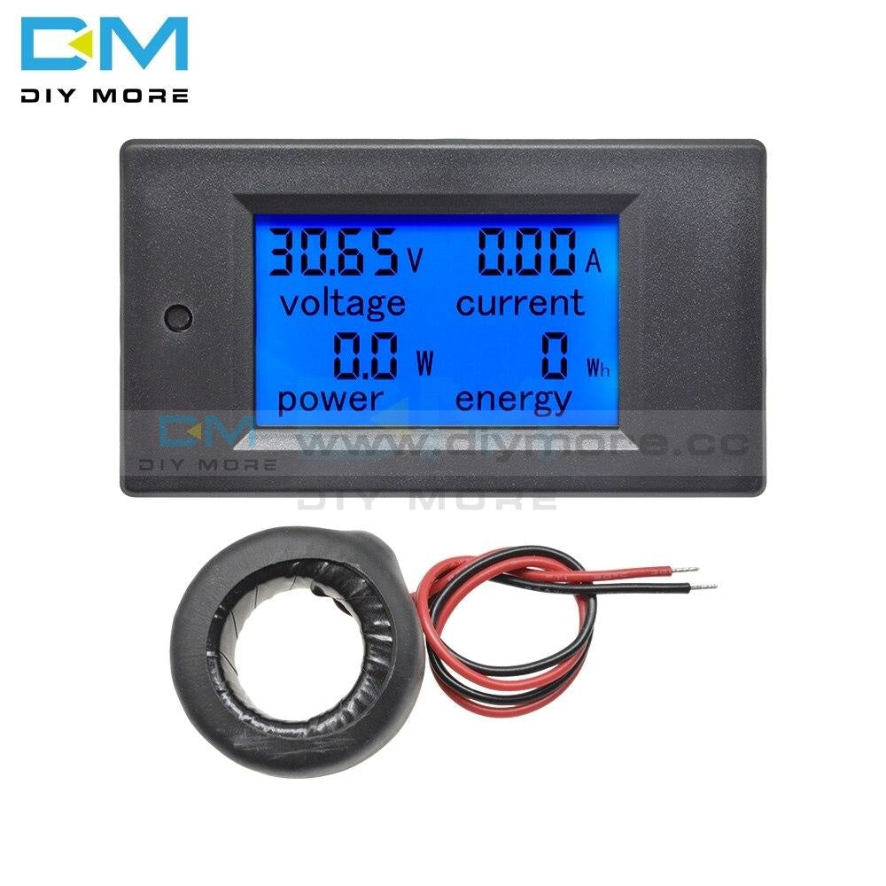 Digital Ac Voltage Meters Lcd Panel Monitor 100A 80 260V Power Energy Analog Voltmeter Ammeter Watt