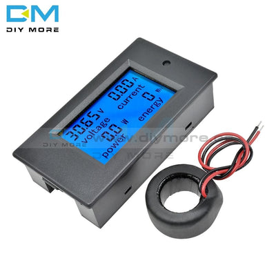 Digital Ac Voltage Meters Lcd Panel Monitor 100A 80 260V Power Energy Analog Voltmeter Ammeter Watt