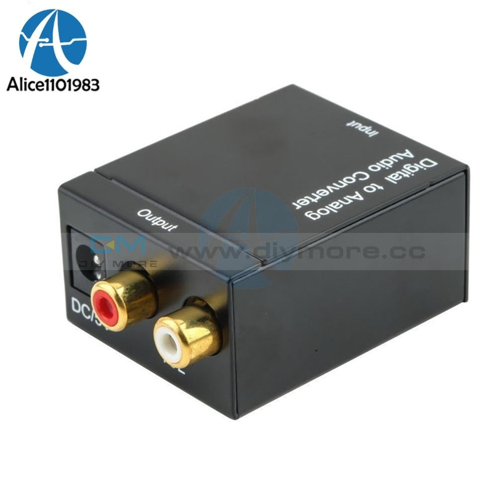 Digital Optical Coaxial Toslink Signal to Analog L/R Audio