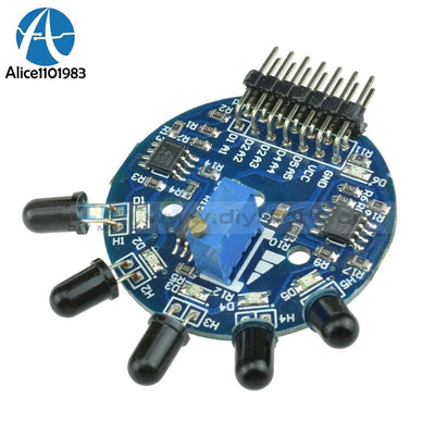 Diy Electronic Kit 5 Way Flame Sensor Module Digital Analog Signal Dual Output Fire Detection For