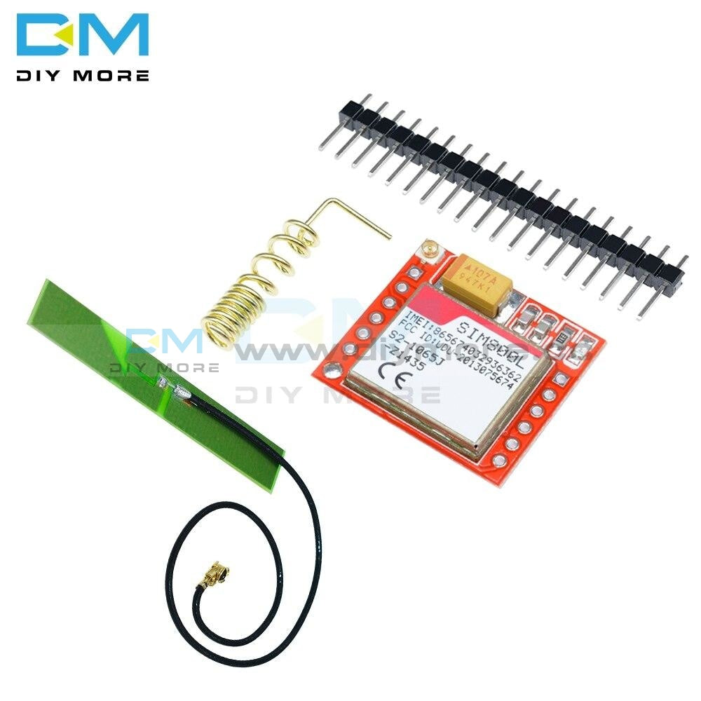 Diy Electronic Kit Smallest Sim800L Gprs Gsm Module Microsim Card Core Board Quad Band Ttl Serial