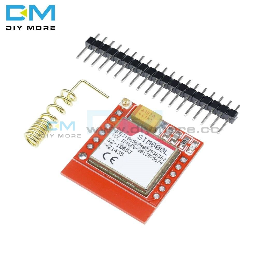 Diy Electronic Kit Smallest Sim800L Gprs Gsm Module Microsim Card Core Board Quad Band Ttl Serial