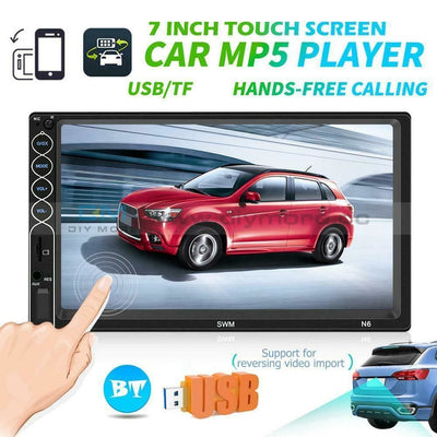Double 2 Din Car Stereo Mp5 Player 7 Inch Bluetooth Usb Fm Radio Receiver Drop Shipping On