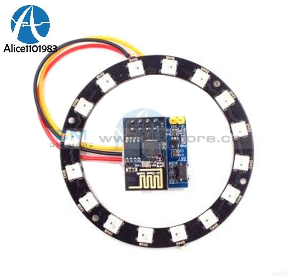 Esp8266 Esp01 Esp 01 Rgb Led Controller Adpater Wifi Module For Arduino Ide Ws2812 Ws2812B 5050 16