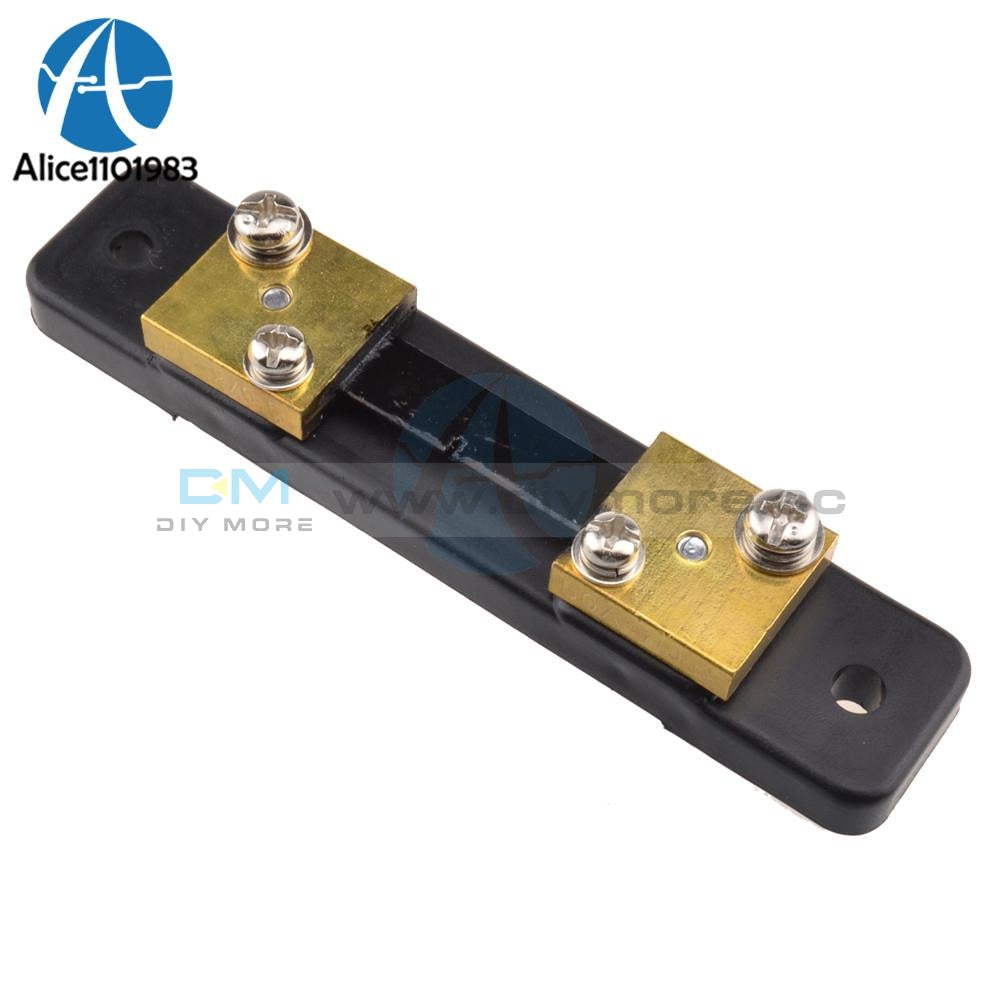 Fl 2 Dc 75Mv 50A Shunt Resistor For Meter Amp Analog Panel Ammeter Voltmeter Integrated Circuits