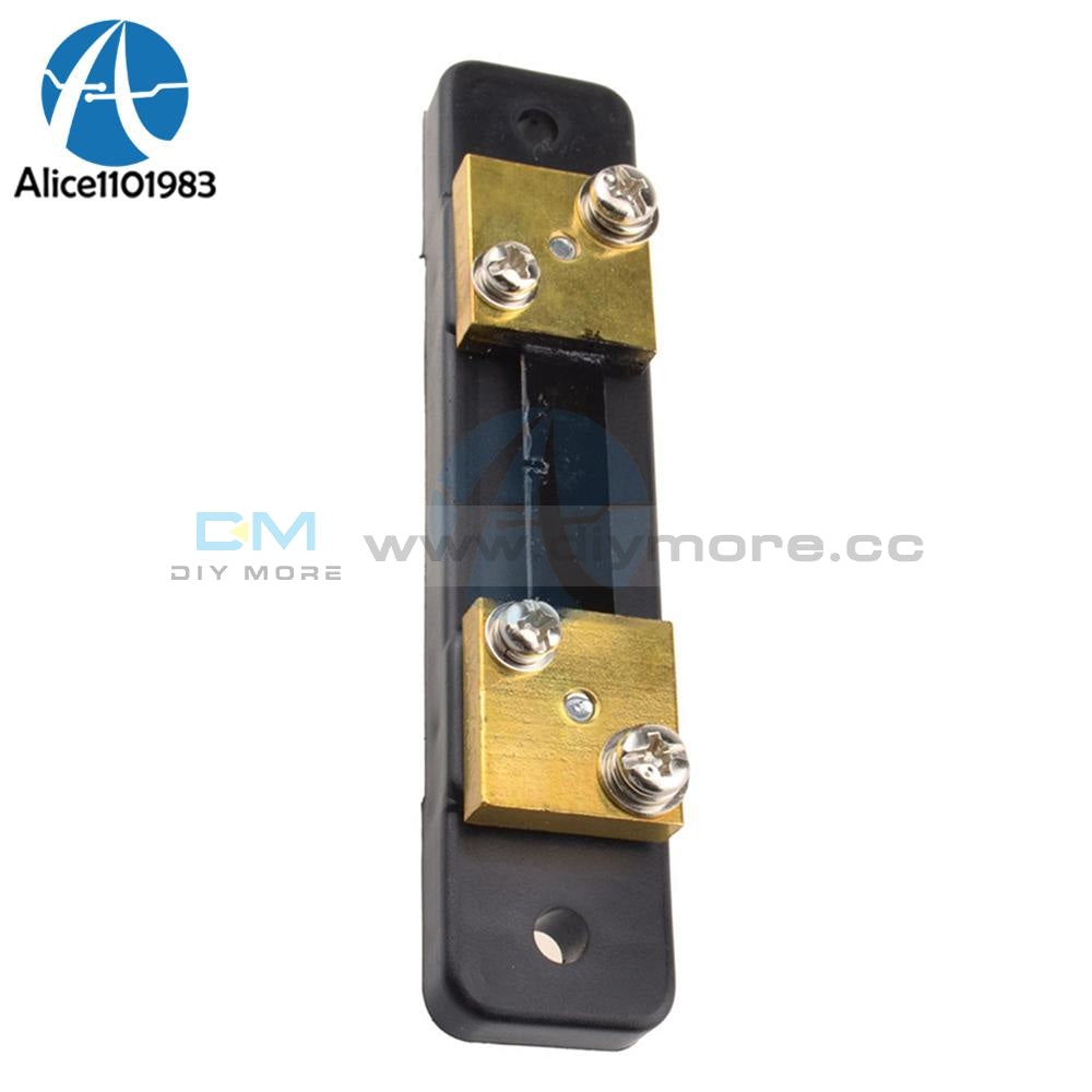 Fl 2 Dc 75Mv 50A Shunt Resistor For Meter Amp Analog Panel Ammeter Voltmeter Integrated Circuits