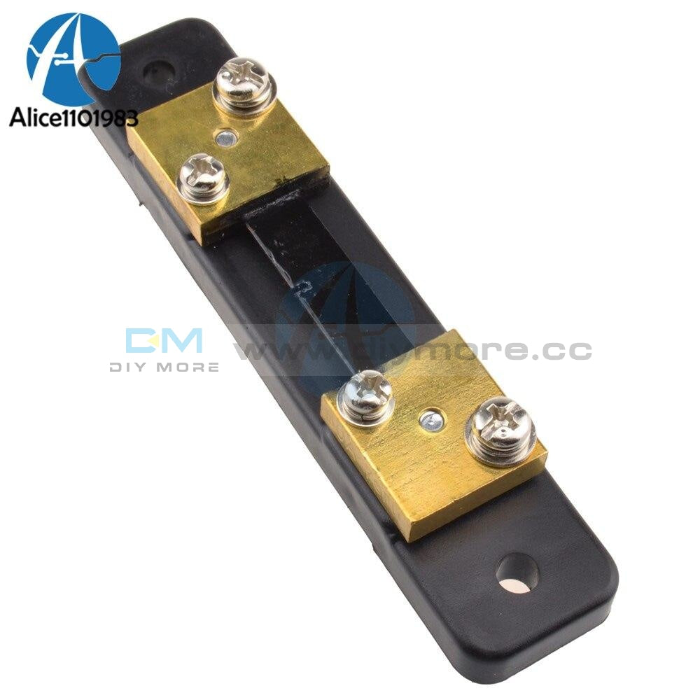 Fl 2 Dc 75Mv 50A Shunt Resistor For Meter Amp Analog Panel Ammeter Voltmeter Integrated Circuits