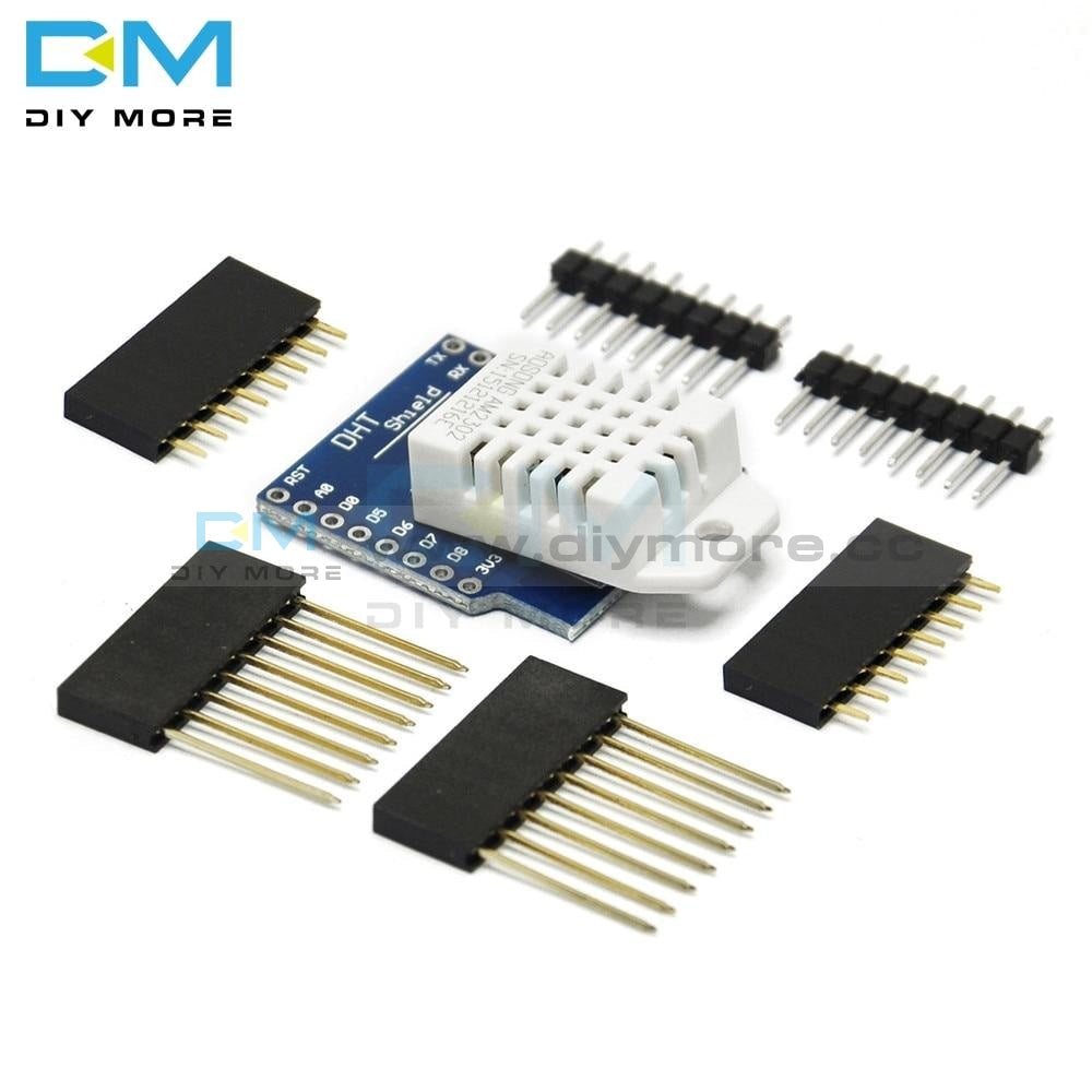 Temperature Humidity Sensor Shield For Wemos D1 Mini DHT Pro Shield Board Module DHT22 AM2302 Temperature ...