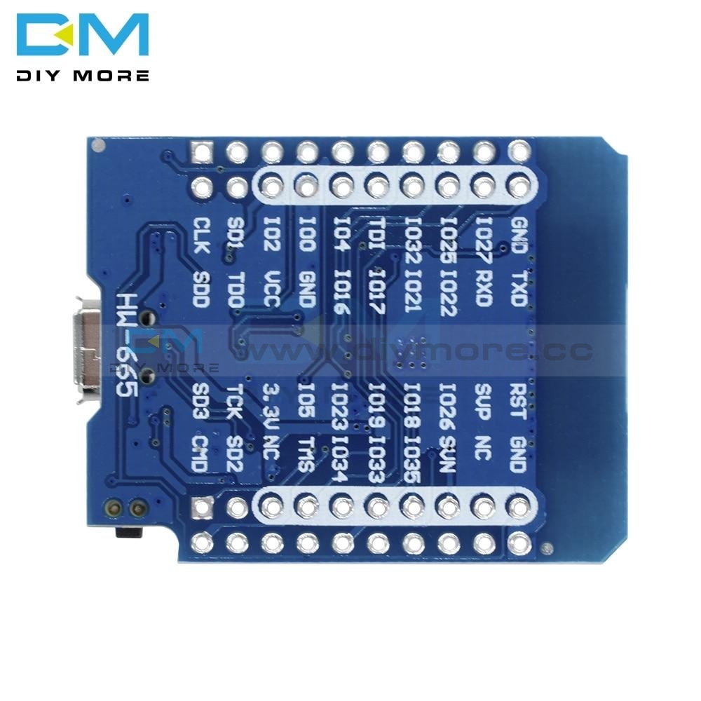 For Wemos Mini D1 Esp32 Esp 32 32S Wireless Wifi + Bluetooth Mini Esp8266 Cp2102 Board Module With