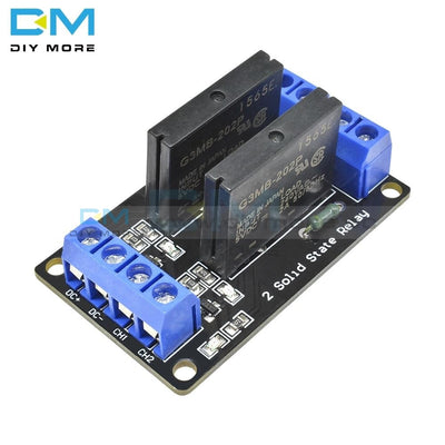 G3Mb 202P 5V Dc 2 Channel Solid State Relay Power Supply Board For Arduino Interface Module Ssr High