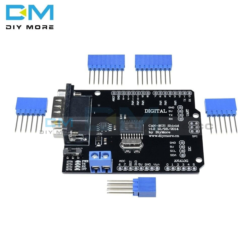 Mcp2515 Ef02037 Can Bus Shield Controller Board Communication Speed High V2.0B Module For Arduino