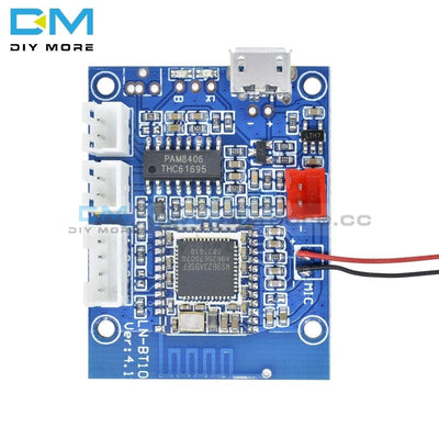 Pure Bluetooth 4.1 5W+5W Stereo Amplifier Board Pam8406 Audio Receiver Module With Aec/anc Noise