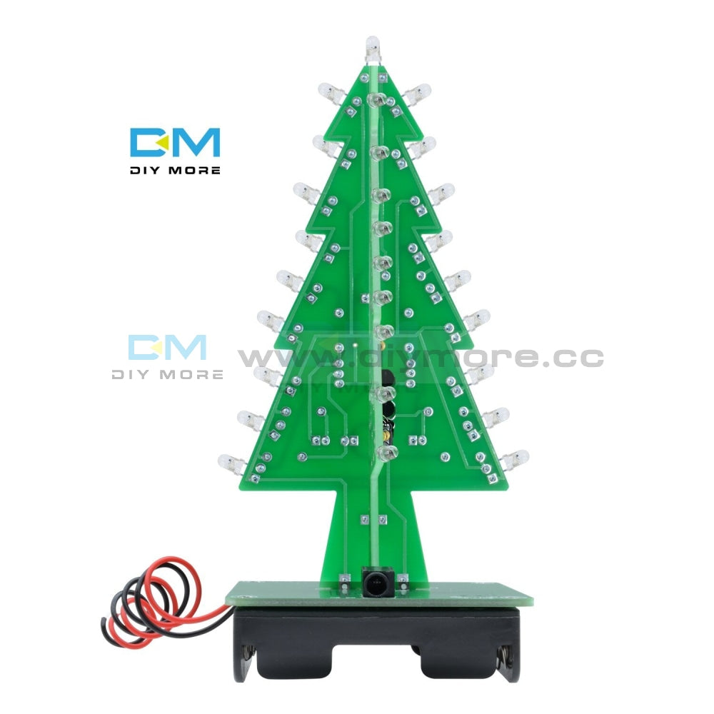 3D Xmas Tree Diy Kits 7 Color Light Flash Led Circuit Christmas Trees Display Module