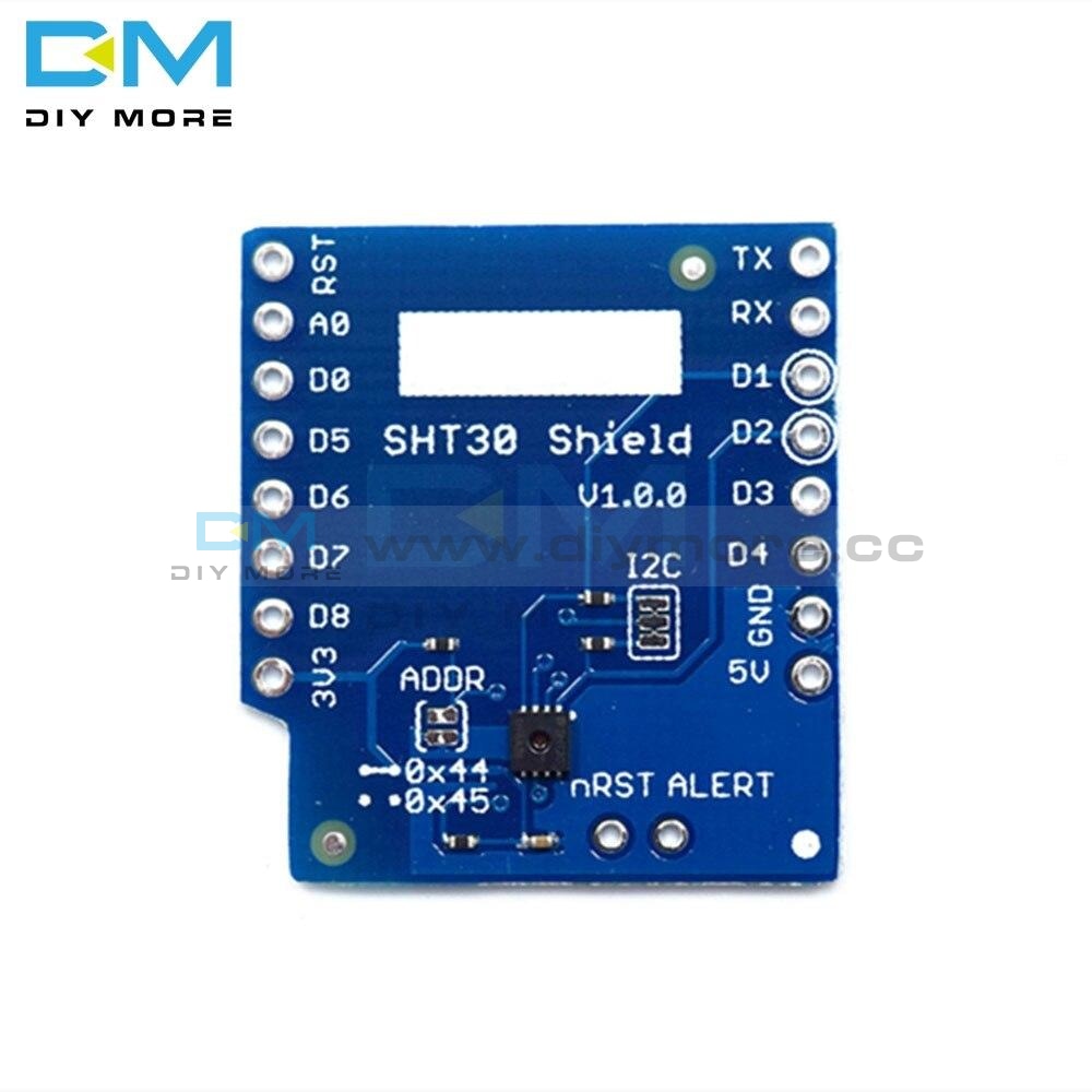 Sht30 Shield For Wemos D1 Mini With I2C Iic Digital Temperature And Humidity Sensor Board Module
