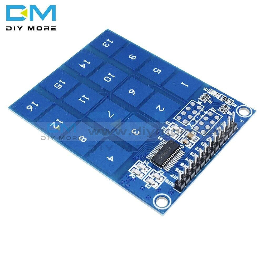 Ttp224 4-Channel Digital Capacitive Touch Switch Button 2.4V-5.5V Board Can Set Output Mode For