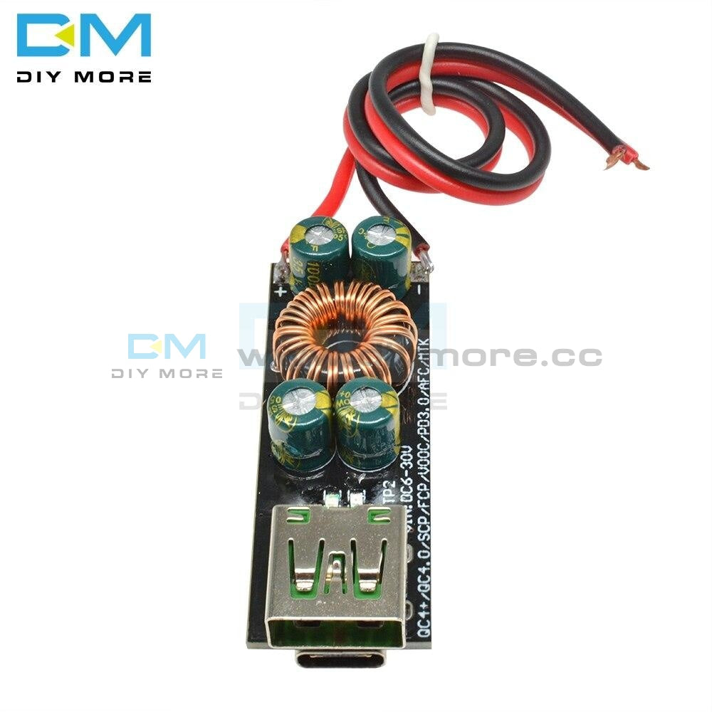 Qc4.0 Qc3.0 6 -35V Mobile Phone Type-C Usb Quick Charge Adapter Step Down Buck Boost Module For