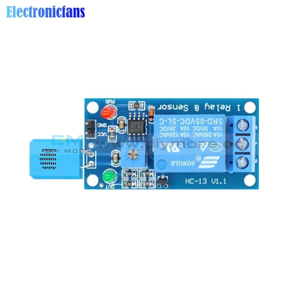 Hr202 Dc 5V 1 Channal 1Ch Humidity Sensitive Switch Relay Module Controller Sensor With Indicator