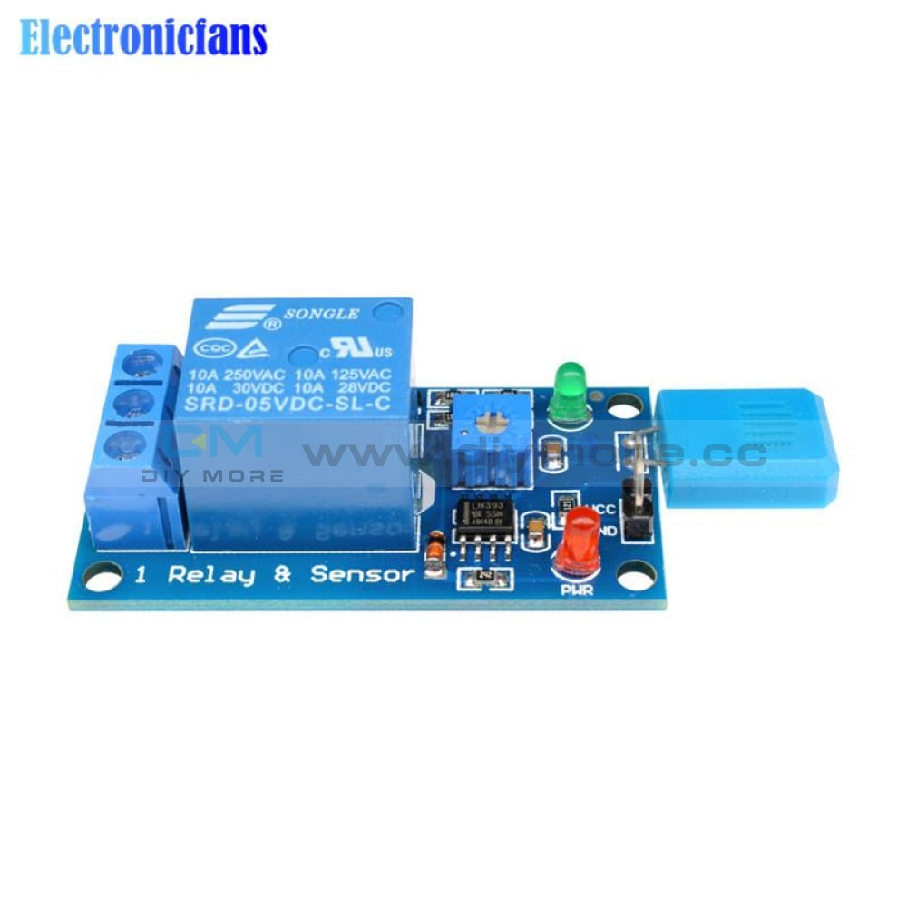 Hr202 Dc 5V 1 Channal 1Ch Humidity Sensitive Switch Relay Module Controller Sensor With Indicator