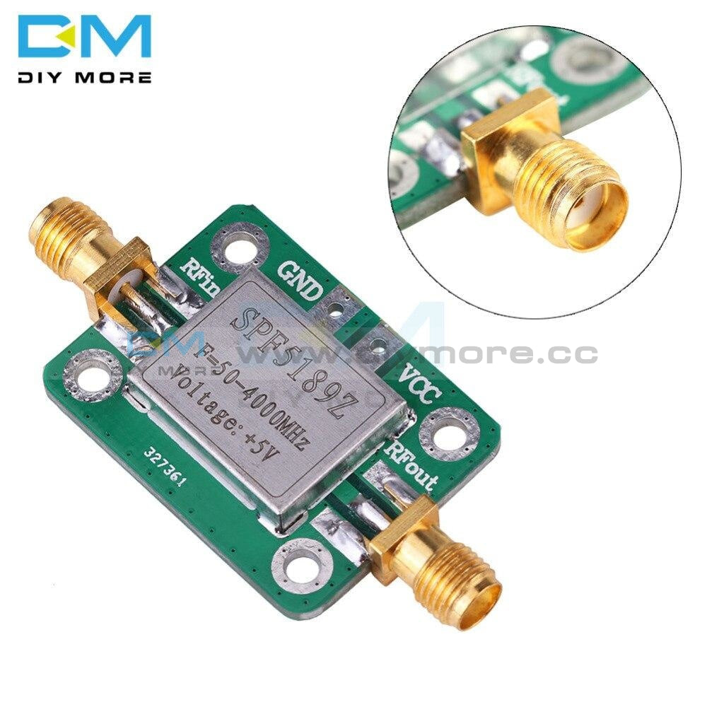 Lna 50-4000 Mhz Rf Spf5189 Nf 0.6Db Low Noise Amplifier Signal Receiver Board Wireless Communication