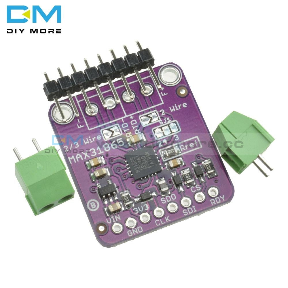 Max31865 Pt100 To Pt1000 Rtd-To-Digital Converter Board Temperature Thermocouple Sensor Amplifier