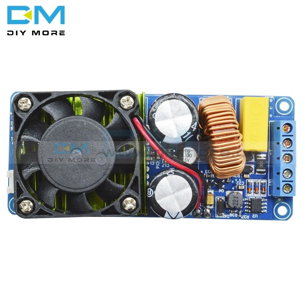 Dc 500W Power Supply Irs2092S Dual Mono Channel Digital Amplifier Class Hifi Amp Board Module Short