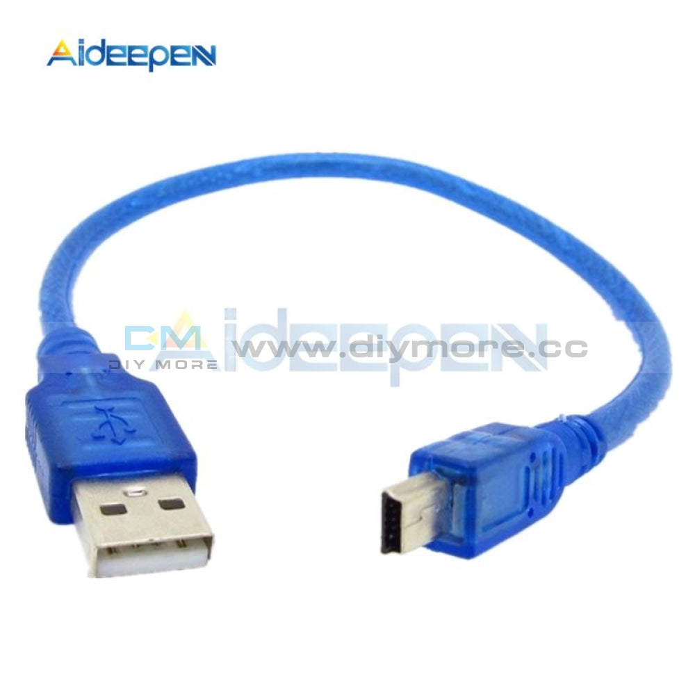 Micro Usb Mini 2.0 Male A To Micro/mini B5 Pin Cable 30Cm High Speed Data Charge Cord Leads For Nano