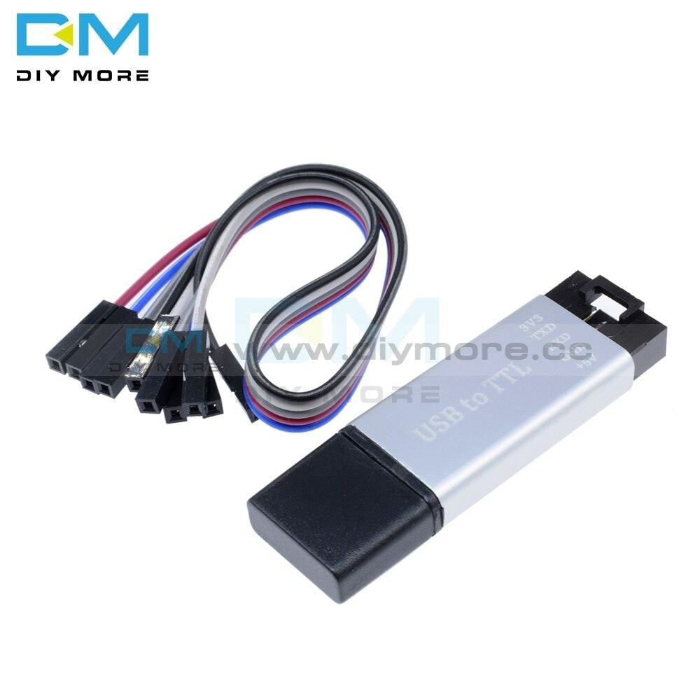 Aluminum Shell Cp2102 12Mbps Usb 2.0 To Ttl Uart Module 5Pin Serial Converter Stc Replace Ft232