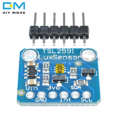 Diymore Tsl2591 Iic I2C Light Sensor Breakout Module High Dynamic Range Digital Board Tsl25911Fn