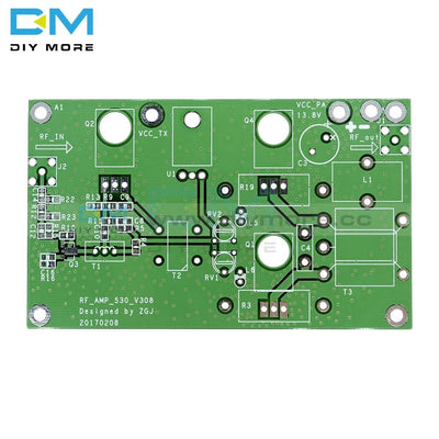 Dc 13.8V 10A 45W Ssb Am Linear Power Amplifier Cw Fm Hf Radio Transceiver Shortwave Module Board Diy