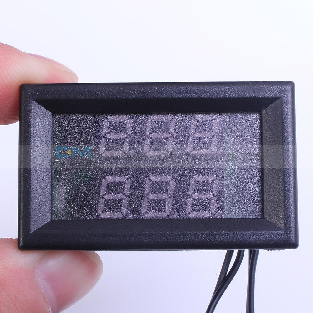 Red+Green Dual Display Digital Thermometer Temperature Led Meter +Ntc Sensor Thermostat