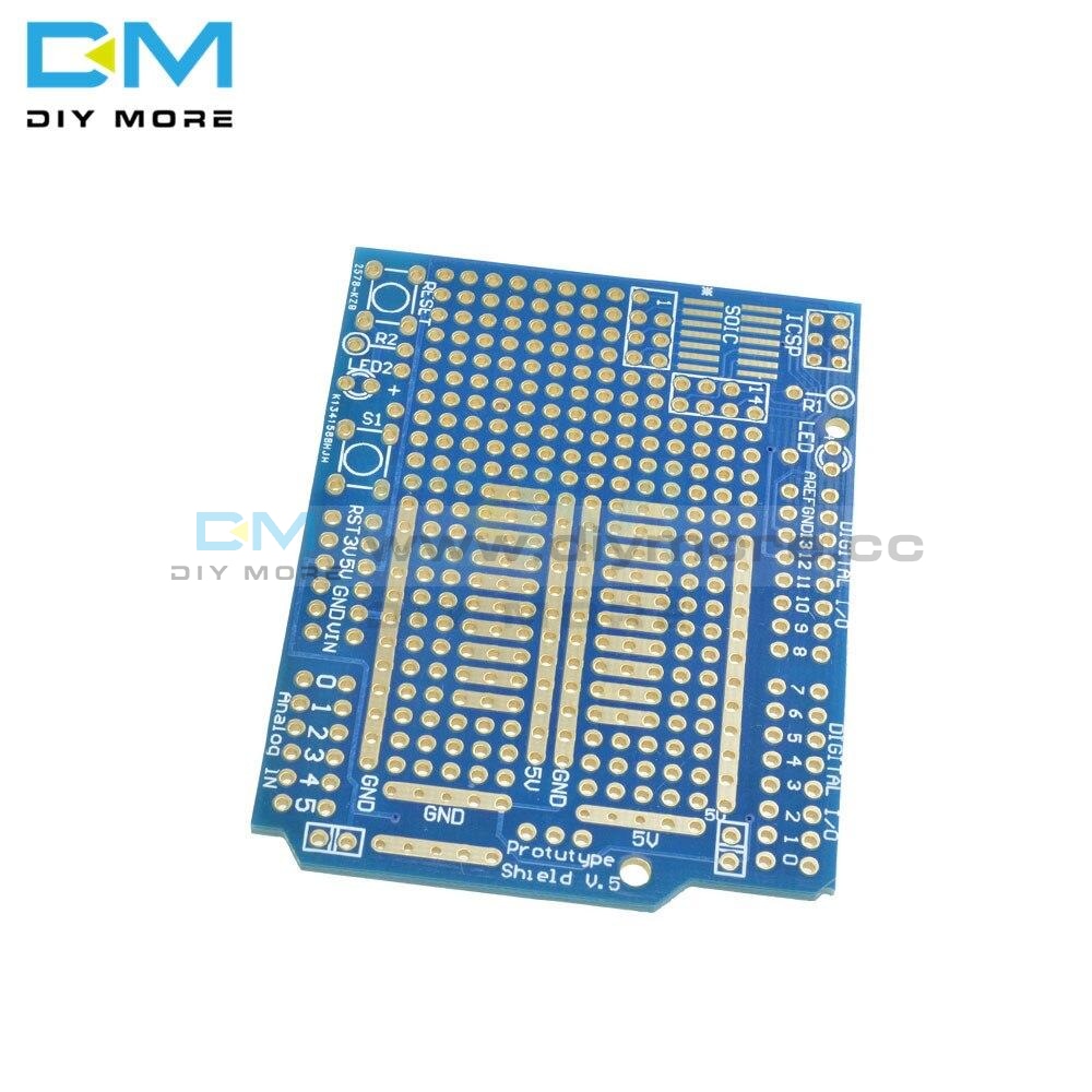 Prototype Pcb For Arduino Uno R3 Shield Board Diy Combo Module 2Mm+2.54Mm Pitch Fr-4 Glass Fiber Kid