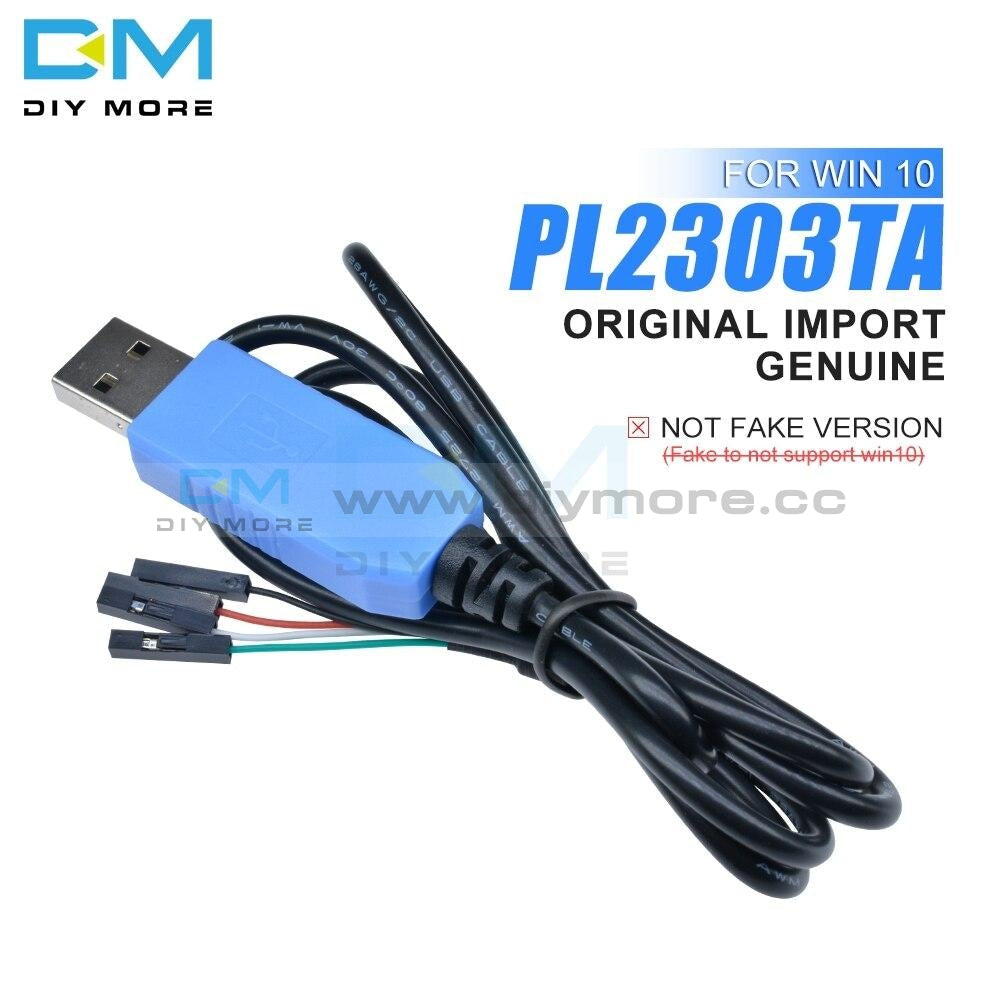 Original 1M Pl2303Ta Usb To Ttl Serial Cable Download Debug Console Converter Compatible With