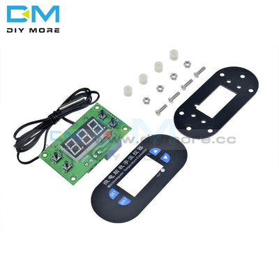 Xh-W1308 W1308 Ac/dc 12V Digital Thermostat Temperature Alarm Controller Sensor Meter Blue Led Diy